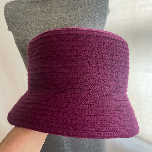 Nordstrom Accessories - Plum cashmere/merino wool bucket hat from Nordstrom